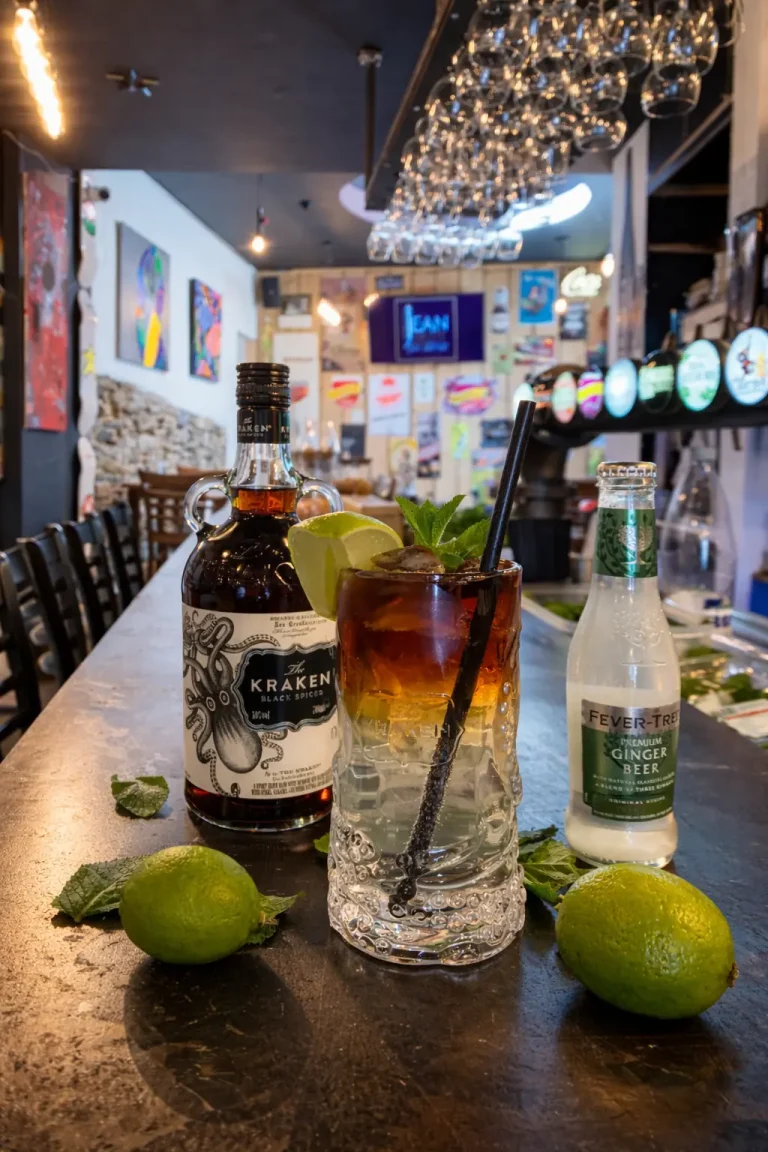Cocktail Dark & Stormy (Polpo Nero)